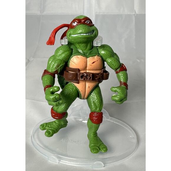 1992 TMNT Movie Star Raph Raphael Teenage Mutant Ninja Turtles Figure Vintage - Picture 1 of 7